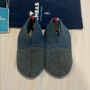 Bombas Gripper Slipper Size 11-13 Youth Child Unisex NEW Blue Lagoon